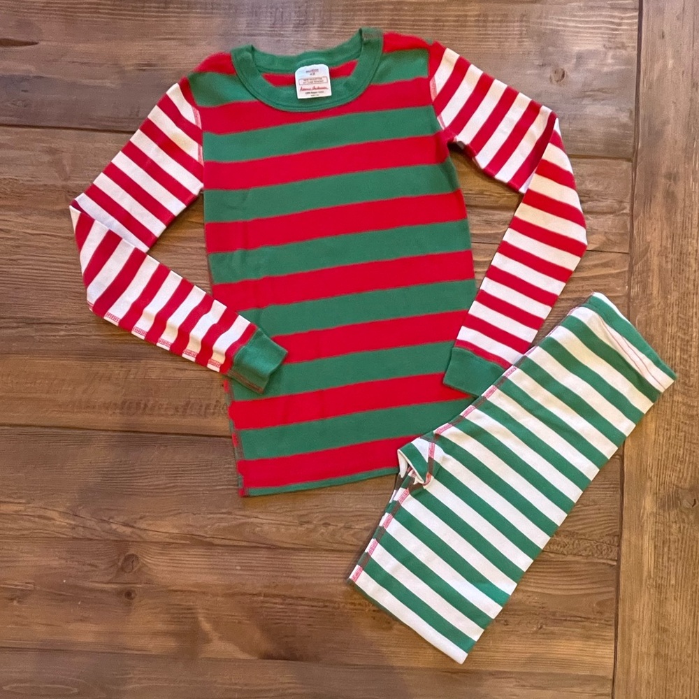 Kids Hanna Andersson Christmas pajamas in size 10